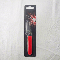 DANKING AA0265 Passe-fil lumineux en plastique de haute qualité, manche jaune, piles incluses, pratique et facile à utiliser