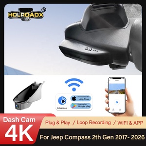HOLROADX 4K Dashcam Plug and Play voor Jeep Compass 2e generatie (2e Gen) 2017-2026 Dashcam Auto <span class=keywords><strong>Camera</strong></span> WiFi 24H Parking Modus Auto DVR - Product Image 5