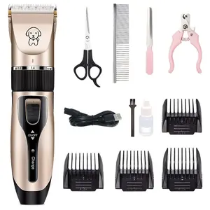 5 in 1 cordless large grooming dog clippers dog hair cutting clippers trimmer for small pet