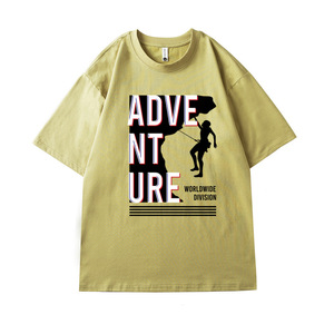 เสื้อยืดผ้าฝ้ายผู้หญิงและชุดเสื้อยืดผู้ชายสำหรับออกกำลังกายและเล่นกีฬา เสื้อยืดผู้ชาย - Product Image 5