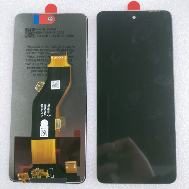 High Quality 100% Tested INFINX Mobile Phone LCDs Hot Sale Models Including BG6/SPARK GO 2024/BG6H/KJ5 Touch Screen Display