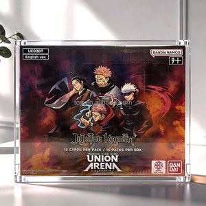 Boîte de présentation en acrylique TCG pour BANDAI Union Arena Kaiju No. Boîte de 8 paquets de boosters UA28BT TCG JAPON avec étui de protection en acrylique magnétique - Product Image 1