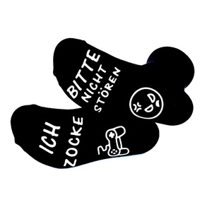 En Existencia, Calcetines de Juego Unisex de Algodón Antideslizantes con Adhesivo, No Molestar, <span class=keywords><strong>Estoy</strong></span> Jugando - Product Image 4