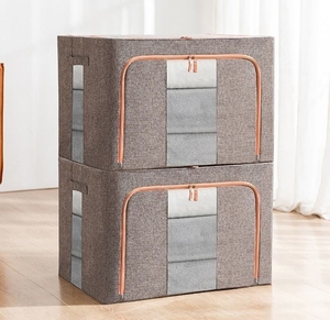 Organisateur de placard pliable à prix de gros, boîte de rangement pliable 100L en tissu Oxford pour vêtements, idéal pour la cuisine et le placard - Product Image 3