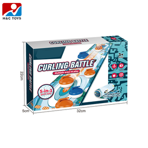 Juego de hockey sobre hielo cinco en uno, juguete de hockey sobre hielo, juguete de bolos, accesorios completos, desarrolla habilidades de coordinación mano-ojo, juguete deportivo para niños - Product Image 5
