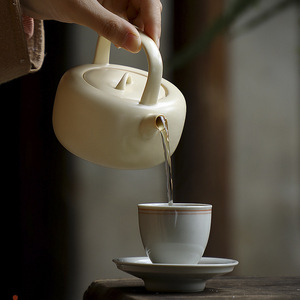 Juego de estufa de cerámica para té con tetera y tazas resistentes al calor para preparar té al aire libre - Product Image 2