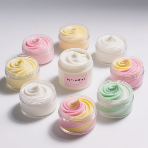 Factory-Direct Colorful Swirl Body Butter Professional-Grade Private Label Body Butter-Nourishing & Moisturizing Skin Care