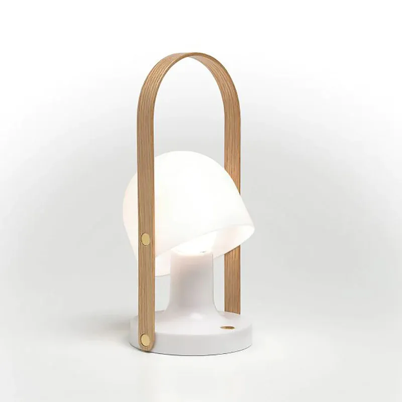 Modern stil açık Usb şarj edilebilir akülü başucu katlanır gece lambası kısılabilir pil FollowMe taşınabilir masa lambası
