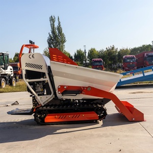 Agriculture Self-lift <b>All</b>-<b>terrain</b> Mini Crawler Dump Truck <b>Buggy</b> Dumper Gasoline Powered High Efficiency Pump Farm - Product Image 4