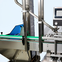 Machine de capsulage automatique à 4 roues avec servomoteur pour bouteilles en plastique et en verre