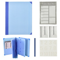 Carpeta de Anillas LIUSHUN Tamaño A4, Organizador de Documentos, Carpeta Expandible con Bolsillos para Sobres y Diseño de Acordeón