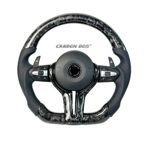 Volante de Fibra de Carbono Forjado Negro Directo de Fábrica para <span class=keywords><strong>BMW</strong></span> G20 G38 F10 F30 F50 F31 F35 E90 E92 E45 F30 E46 X5 Estilo Personalizado - Product Image 3