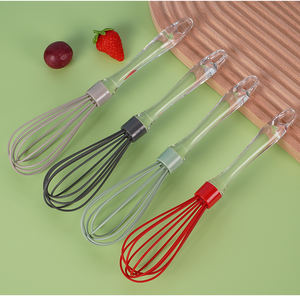 Batidor de Huevos Manual de Silicona con Mango de PP, Utensilios de Cocina Ecológicos para Repostería Casera - Product Image 6