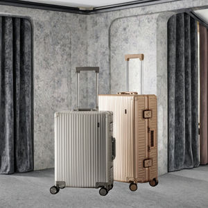 Meilleures ventes Valise de <span class=keywords><strong>voyage</strong></span> à roulettes en aluminium de haute qualité de 20 \ "24 \" avec roulette pivotante - Product Image 3