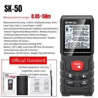 SNAKOL 120m télémètre laser portable de haute précision ruban à mesurer infrarouge électronique pour les mesures de la pièce