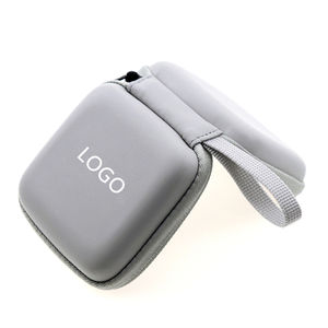 XWT PU cuir personnalisé fermeture éclair étui de rangement pour écouteurs Protection inodore antichoc étanche coque dure matériel Style de sac - Product Image 2