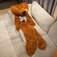 Nieuwste op maat gemaakte grote teddyberen speelgoed, gigantische Amerikaanse Valentijns teddybeer hoes van pluche