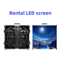Pantalla LED 4K Resistente al Agua P2.6 P3.91 P4.81, Pantalla LED de Pared Móvil para Alquiler, Pantalla LED de Video para Escenarios, Pantalla LED para Exteriores