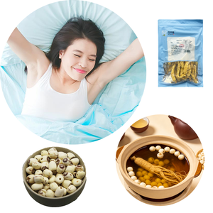 Tè di Radice di Ginseng e Semi di Loto Bianco Essiccati di Alta Qualità <span class=keywords><strong>per</strong></span> Tonificare il Qi e Nutrire i Reni Maschili - Product Image 1