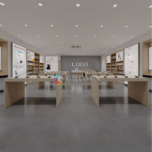 Retail Shop case Good Retail Store Shop Phone <strong>Display</strong> <strong>Counter</strong> Design <strong>Computer</strong> <strong>Counter</strong> Shop ODM - Product Image 5