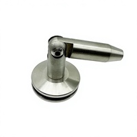 Support de fixation moderne pour auvent en verre, en acier inoxydable 304 316, pour porte, fenêtre, mur rideau