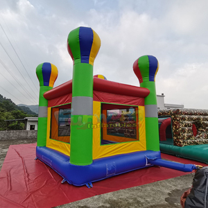 Château gonflable commercial pour enfants, château gonflable coloré en forme de montgolfière, structure gonflable en PVC pour sauter - Product Image 3
