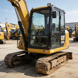 Excavadora de cadenas Caterpillar 316GC usada, en estado original, pocas horas de trabajo, rentable, con abundantes repuestos. Pequeña. - Product Image 4