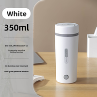 Bouilloire Électrique Portable 300W 350ml, Fonctionnement à Touche Unique, Ébullition Rapide en 6 Minutes, Protection Anti-Ébullition à Sec, Anti-Fuite, Idéale pour la Maison, les Voyages et les Dortoirs