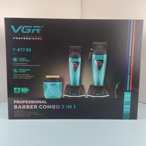 Afeitadora Eléctrica Vgr V-877s3 Transparente, Recargable, Profesional, Cortadora de Pelo para <span class=keywords><strong>Hombre</strong></span> - Product Image 1