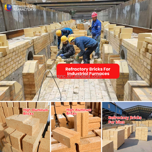 منتج مقاوم للحرارة بدرجة حرارة عالية مقاوم للصدمات الحرارية Ladrillo Refractarios - Product Image 4