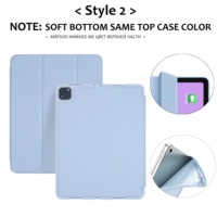 Untuk iPad Air 4 Casing 2020 iPad 10.2 Generasi Ke-8 Casing Funda iPad Pro 11 Casing 2020 2021 Mini 6 Mini 5 10.5 Penutup Udara 2 9.7