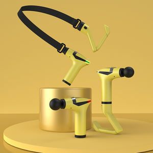 Pistola de masaje portátil multifuncional 3 en 1 con cinturón adjunto <span class=keywords><strong>Motor</strong></span> sin escobillas 4 cabezales de masaje Batería de 2000mAh Uso corporal - Product Image 4