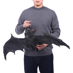 Accessoires de chauve-souris d'<span class=keywords><strong>Halloween</strong></span> en gros, chauve-souris en PU extra large, accessoires de farce pour le poisson d'avril, accessoires de maison hantée, chauve-souris d'<span class=keywords><strong>Halloween</strong></span> - Product Image 2