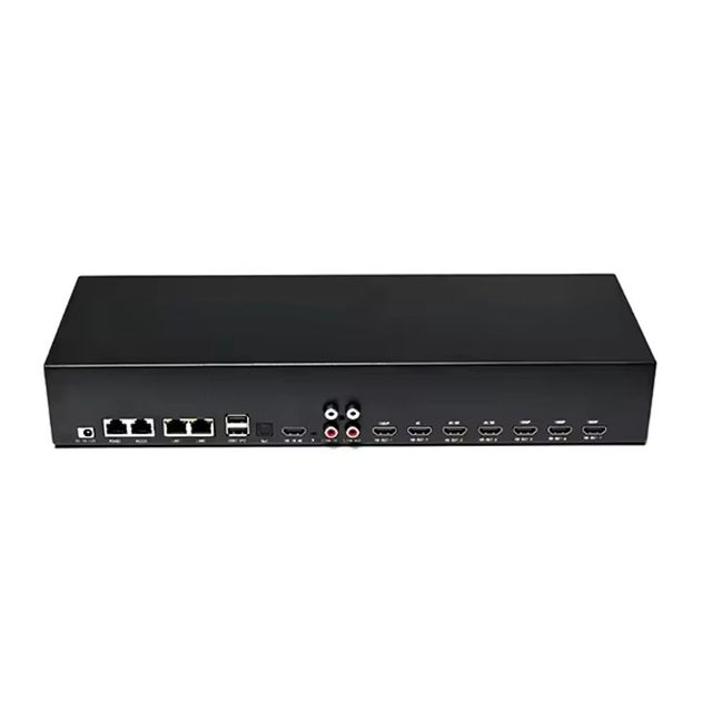 RK3588 7*HD Output Video Wall Controller 1*HD Input 6 TOPS NPU RS232/485 Android 12 Multi-Screen Digital Signage Player