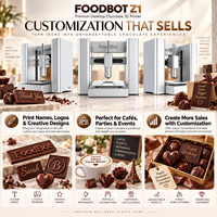 Imprimante 3D Commerciale pour Chocolat, Machine d'Impression 3D Comestible de Qualité Alimentaire pour Pâtisserie, Hôtel, Desserts Personnalisés