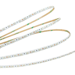 Carte PCB <span class=keywords><strong>ultra</strong></span> étroite 2.7mm de largeur DC5V/12V WS2812-2020 160LEDs/m bande lumineuse RGBIC adressable individuellement IP20 - Product Image 4