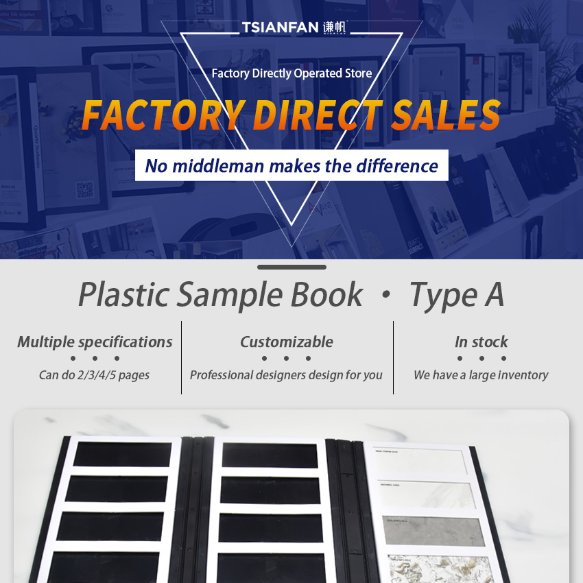 Wholesale Tile Modern Cardboard Display Folder Panel Ceramic Granite Marble Quartz Brochure Tiles Stone Sample Book