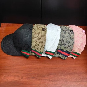 Casquette de baseball en jacquard à visière incurvée avec lettre G, casquette à visière rigide en stock, <span class=keywords><strong>chapeau</strong></span> à carreaux de protection solaire pour hommes <span class=keywords><strong>et</strong></span> femmes - Product Image 5