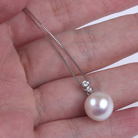 Collier en argent sterling 925 avec perle Edison Pearl