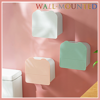 Vente en gros Boîte de rangement murale étanche à la poussière et à rabat Conteneur de coton en plastique Conteneur de coton portable