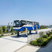 Maxima FC75W CE-Zertifizierte 7,5 Tonnen/Vier-Säulen-Vier-Zylinder Hydraulische Bus/LKW-Hebebühne Schwerlast-Säulenhebebühne
