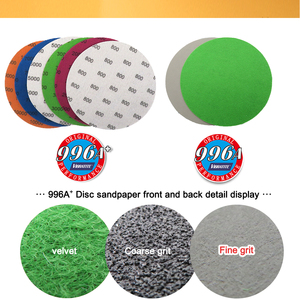 Vibratite 6 pouces carbure <span class=keywords><strong>de</strong></span> silicium <span class=keywords><strong>papier</strong></span> abrasif humide/sec étanche <span class=keywords><strong>papier</strong></span> <span class=keywords><strong>de</strong></span> sable disque abrasif pour bois métal polissage - Product Image 6