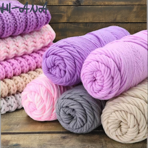 Hilo Fantasía de 8 Cabos Teñido, Antipilling, Cómodo, Transpirable, Cálido, para Tejer a Mano Bufandas DIY, Grosor Medio, 100% Acrílico - Product Image 2