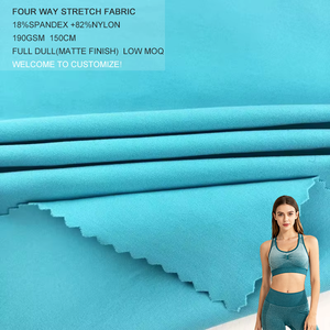 Vải áo tắm chất liệu bikini co giãn 4 chiều, MOQ thấp, 18% Elastane, 82% Nylon, bề mặt mờ, thoáng khí, mềm mại - Product Image 1