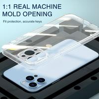 Convient à l'étui de téléphone de l'iPhone 16, housse de protection en silicone 17 Air, étui de téléphone ultra-mince à bords souples