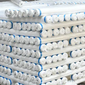 Fabricantes de tecido de tecido 100 poliéster estampado sublimado branco branqueado tecido de lençol de microfibra