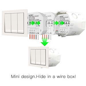 Mô-đun Công Tắc Đèn Thông Minh RF433 WiFi Nhà Máy Điều Khiển Từ Xa Ứng Dụng Tuya/Cuộc Sống Thông Minh 1 Băng Đảng 1/2 Chiều Điều Khiển Đa Năng - Product Image 3
