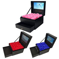 Cadeaux d'anniversaire personnalisés pour la Saint-Valentin, la fête des mères et des pères, cartes de vœux, brochure, boîte cadeau avec écran LCD LED publicitaire, articles