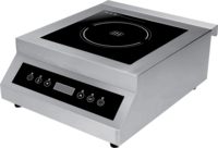 Table de cuisson à induction plate à tête unique haute puissance 5000W, équipement commercial de chauffage pour soupes et plats chauds