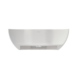 อ่างอาบน้ำเมย์ดอนขนาด 1600 มม. ทำจากวัสดุ Solid Surface แบบตั้งพื้น ไม่เป็นรูพรุน สำหรับ 2 คน ทนทานต่อการซีดจาง 100% เหมาะสำหรับห้องน้ำ - Product Image 5